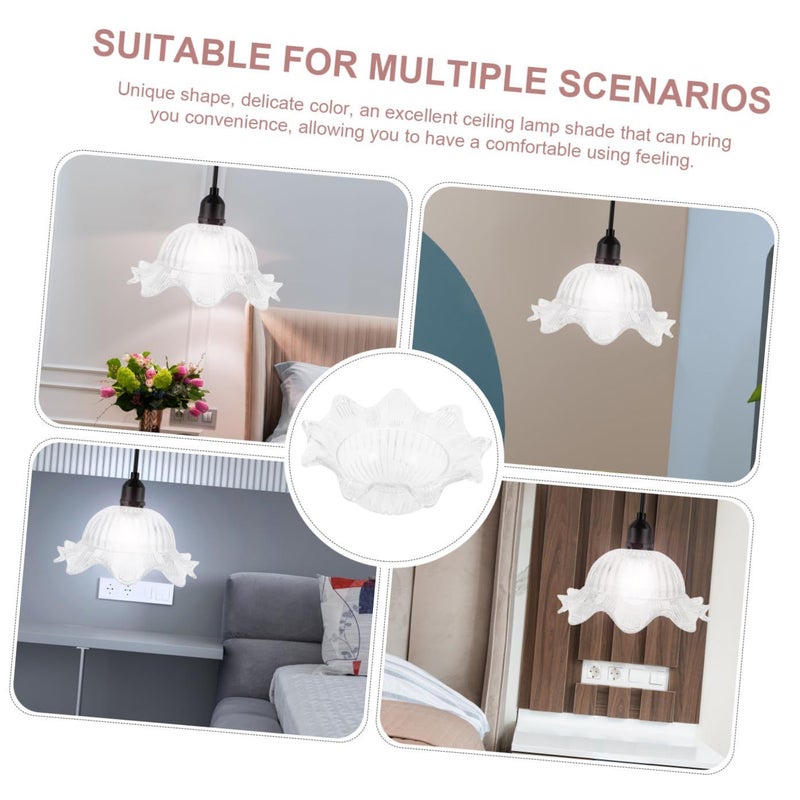 Modern Nordic Glass Ceiling Lamp Shade Elegant Chandelier For Living Room Dining - Image 4
