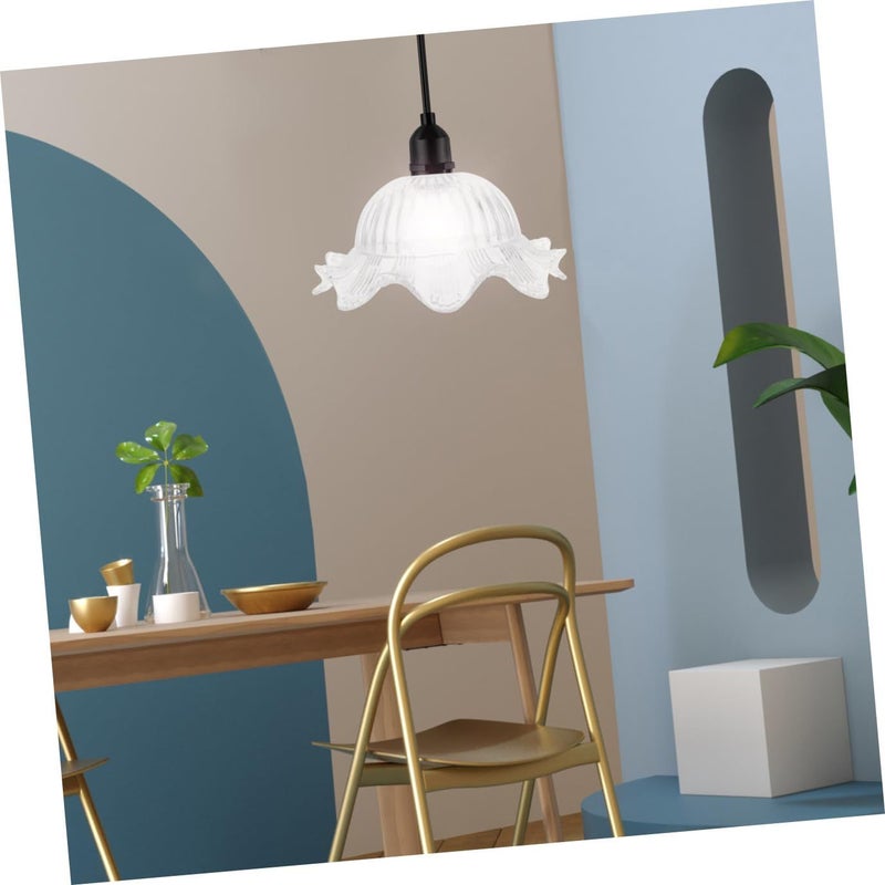 Modern Nordic Glass Ceiling Lamp Shade Elegant Chandelier For Living Room Dining - Image 5