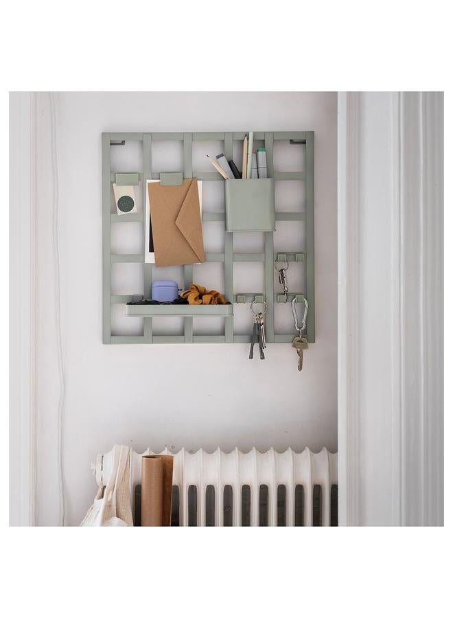 erorex 8-Piece Storage Board Set, Grey-Green, 38X38 Cm - Image 2