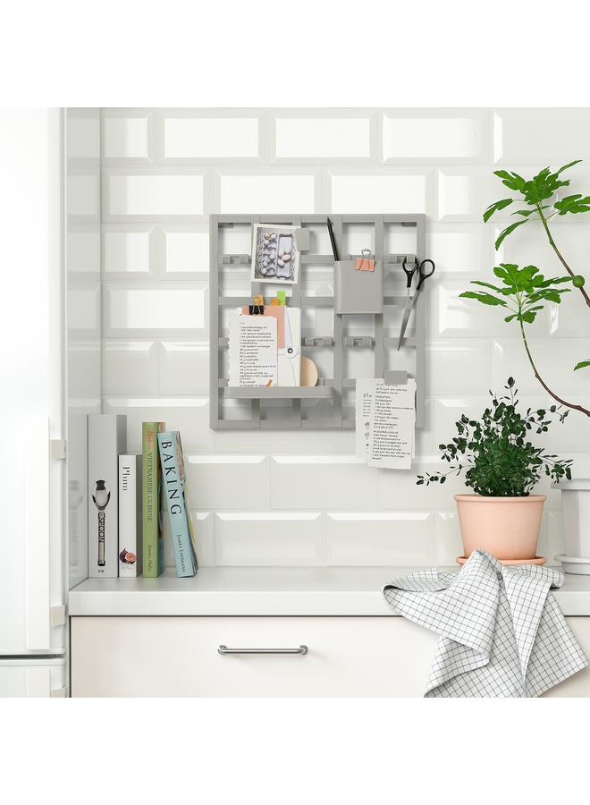 erorex 8-Piece Storage Board Set, Grey-Green, 38X38 Cm - Image 4