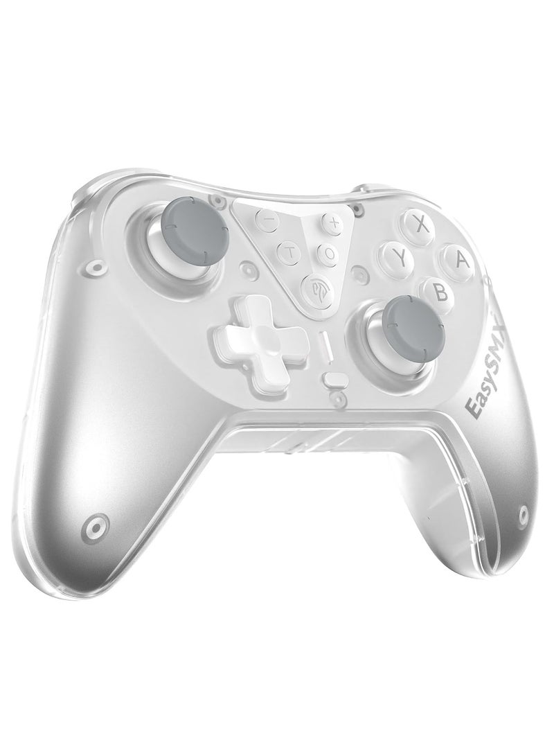 EasySMX Classic Gamepad EasySMX T39 Switch Controller Bluetooth Gaming Controller Compatible with Switch/Switch Lite/OLED with Protective Case/TURBO Burst Function & Screenshot Function/NFC Function/Precise Direction Control Design & Lock Function/6-Axis Gyro Motion Control/Hall Sensor Joystick/4-Level Vibration Feedback/One Key Wake Up 600mAh Battery Paly for 21 hours Light Weight Ergonomics 9 Colors RGB Lighting - Image 1
