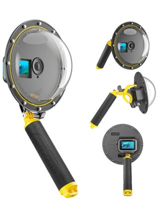 TELESIN Underwater Dome Port For GoPro HERO13 HERO12 HERO11 HERO10 HERO9 With Floating Handle 30M Waterproof Housing - pzsku/Z8104A90ED8A75035D3B4Z/45/1744705931/9173ff0e-27cf-41a7-8955-45b618634de9