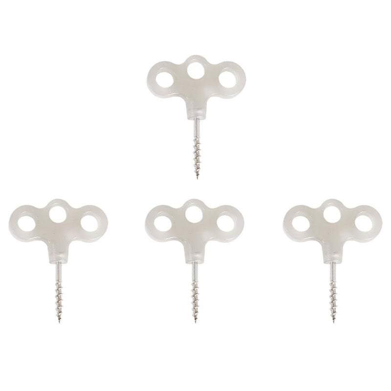 Glow In The Dark Tent Nails 4pcs Stainless Steel Camping Stakes For Wind Rope Ground Anchors - Image 2