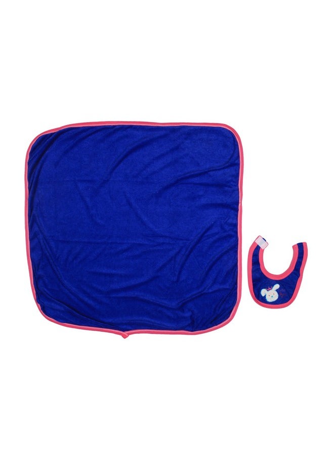 Ole Baby Ole Baby Gift Set Combo of Cute Hooded Cute Towel, Multicolor Wash Cloth & Printed Bib.  - Image 2