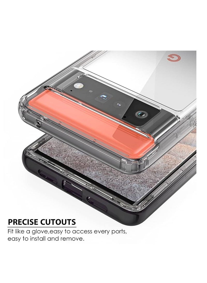 SYOSI Compatible with Pixel 6 Pro Case, Google Pixel 6 Pro Case, Tough Rugged Shockproof Protective Cover for Google Pixel 6 Pro, Full Body Case Slim Cover for Pixel 6 Pro 6.7 Inches - Image 3
