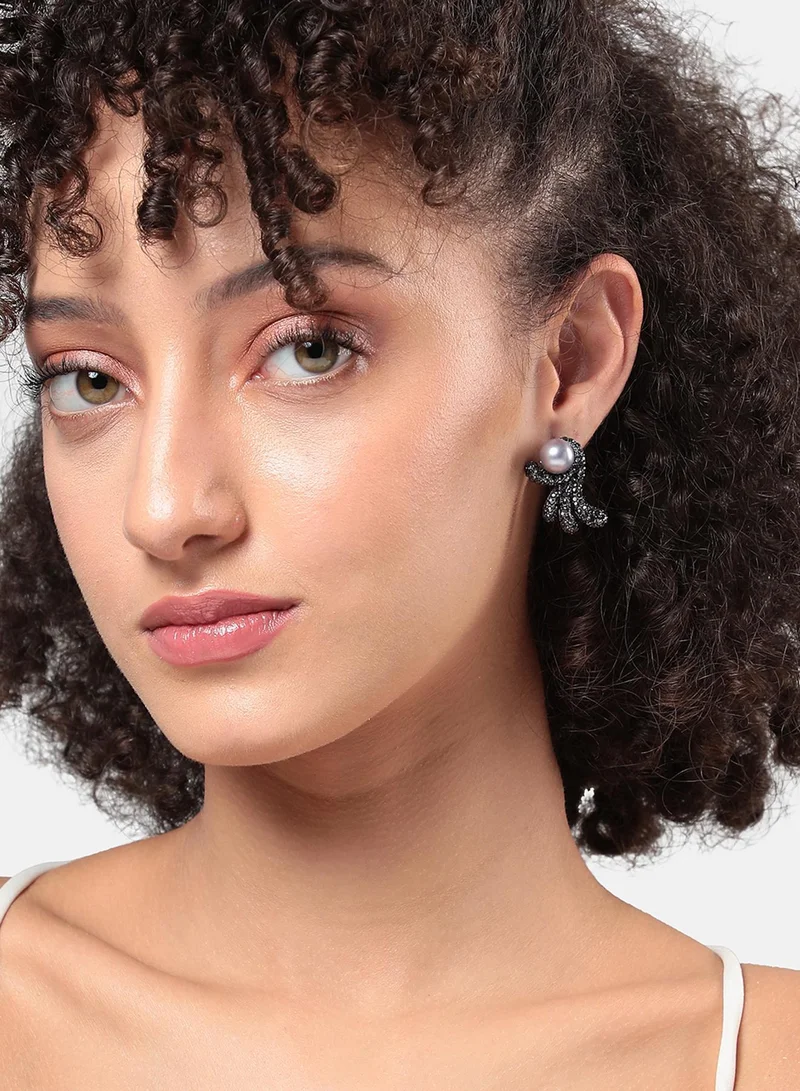 SOHI Harmonious Horizon Artificial Stud Earring Jewellery