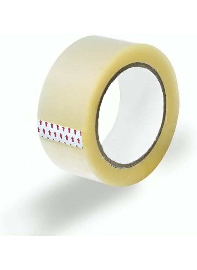 Biella Clear Packing Tape 2Inch X 50Yard - Transparent Packaging Tape Roll For Home, Office, Carton Sealing And Storage  - Image 1