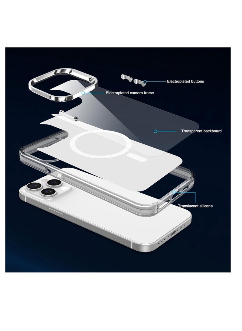 ماركة غير محددة - Case For Samsung Galaxy A14 4G/5G Case Crystal Clear [Not Compatible with MagSafe] Soft TPU Gel Case Flexible Silicone Anti-Scratch Transparent TPU Cover - Clear - Image 1