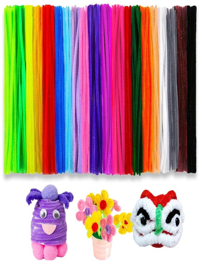 FVIEXE 3000PCS Pipe Cleaners, Pipe Cleaners Craft Supplies, 20 Assorted Colored Chenille Stems Pipe Cleaners Bulk Fuzzy Sticks for DIY Arts Crafts Project Decorations - Image 1