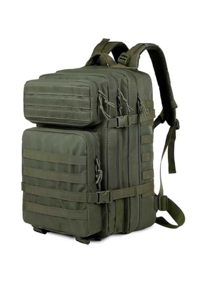 TRASSLE Waterproof Large Hiking Backpacks Camping Hunting Climbing backpack : 45L Assault Rucksack Daypack for Men and Women for Outdoor Traveling - Image 1