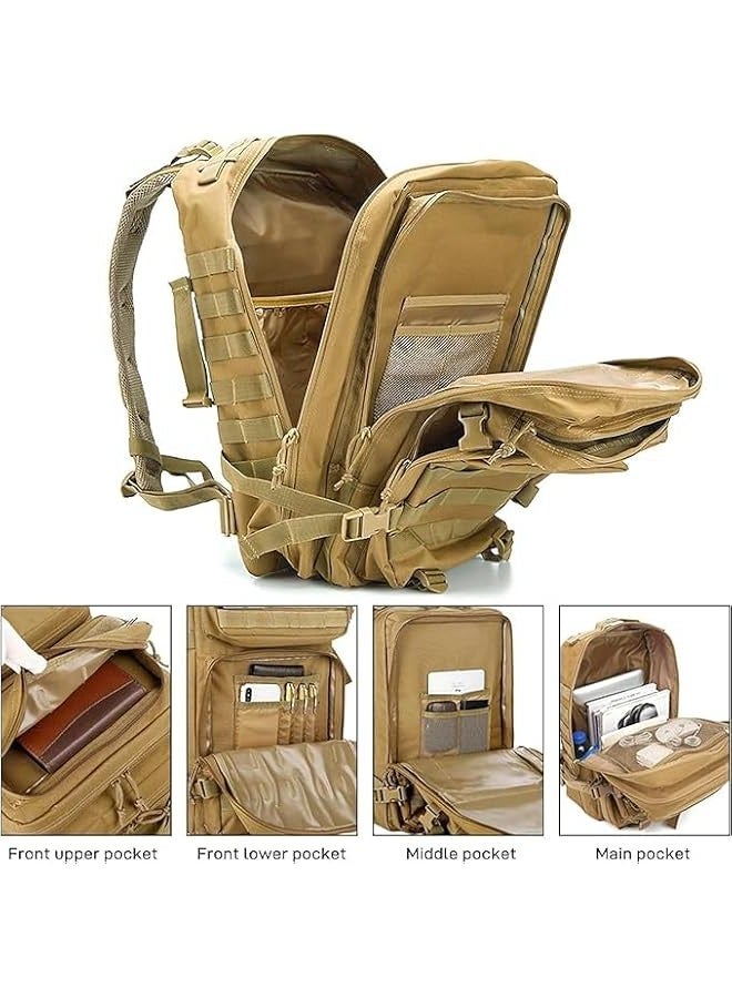 TRASSLE Waterproof Large Hiking Backpacks Camping Hunting Climbing backpack : 45L Assault Rucksack Daypack for Men and Women for Outdoor Traveling - Image 5