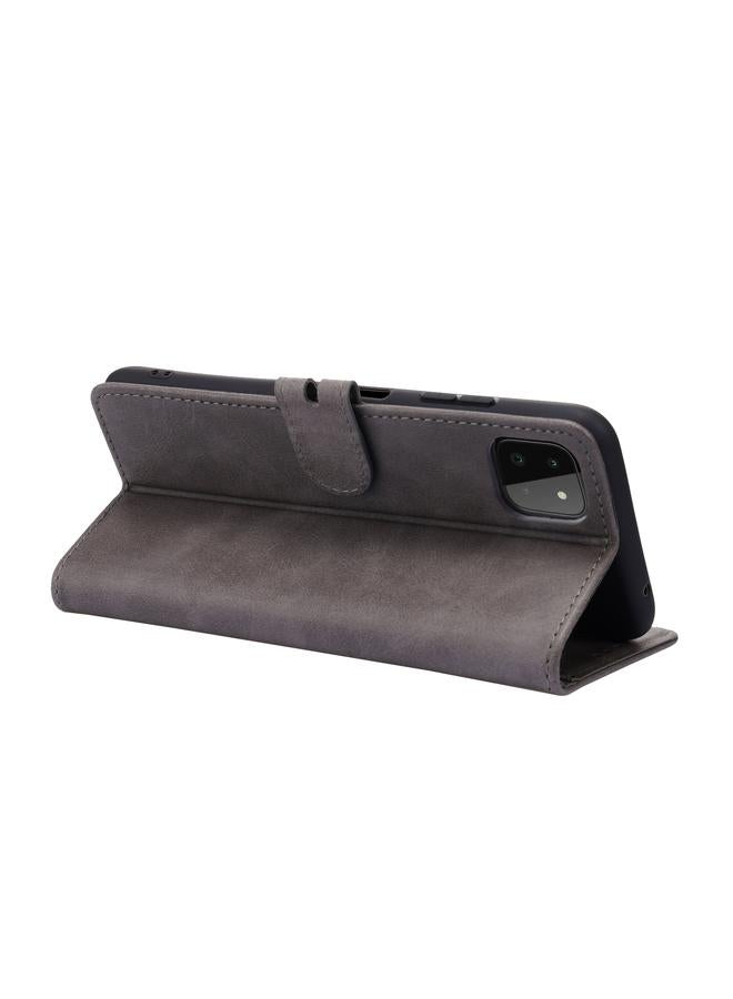 S-TOP Case For Samsung Galaxy A22 5G EU Version Embossed Happy Cat Pattern Horizontal Flip Leather Case with Holder & Card Slots & Wallet - Image 5