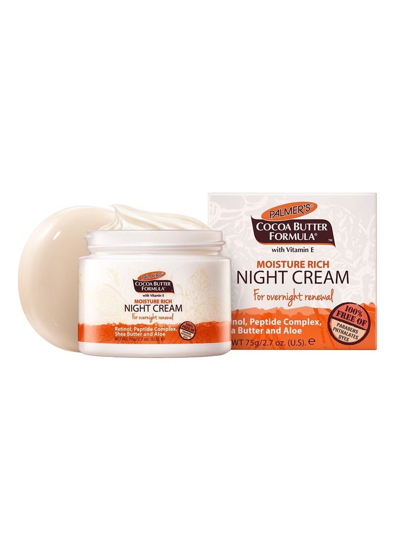 PALMER'S Palmers Cocoa Butter Formula Moisture Rich Night Cream 75g 