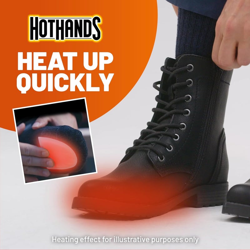 هوت هاندز HotHands مدفئات القدمين - 8 ساعات من الحرارة - منشط بالهواء - جاهزة للاستخدام (عبوة من 40) - Image 3