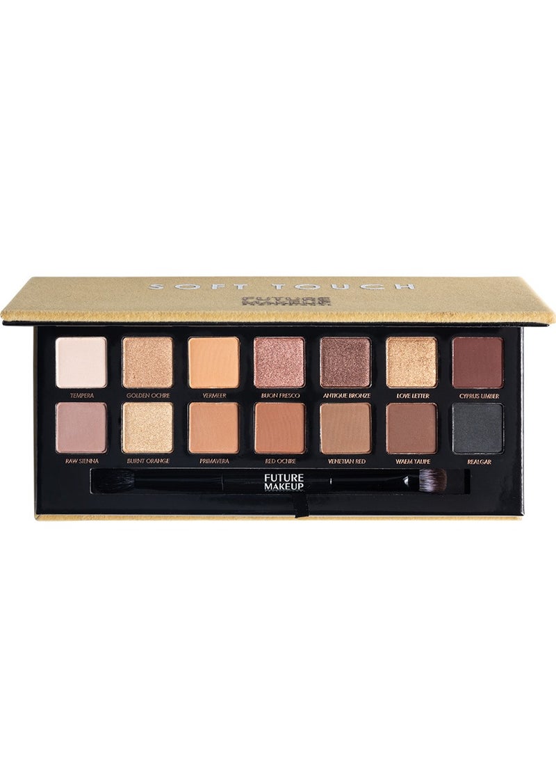 Future Makeup 14 Color Eyeshadow Palette (Soft Touch) – FU2301 - Image 1