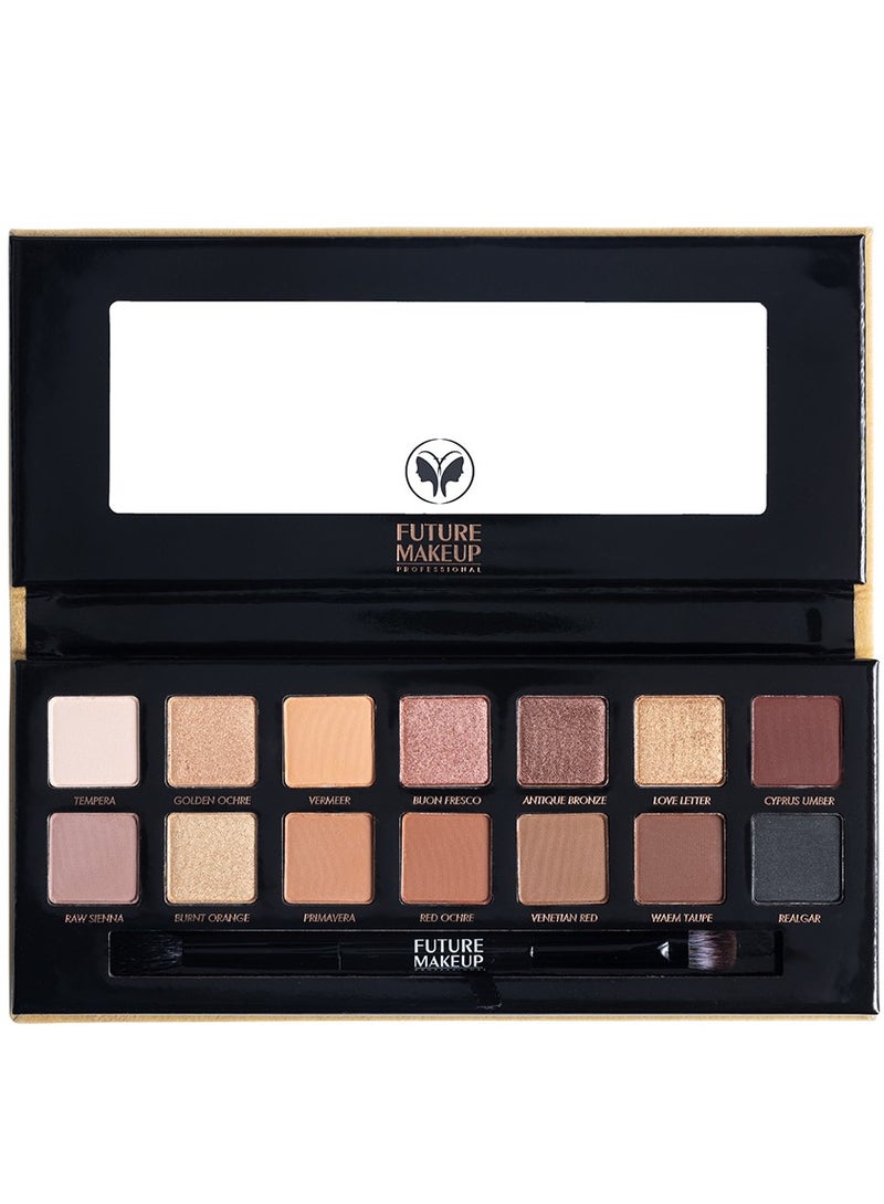 Future Makeup 14 Color Eyeshadow Palette (Soft Touch) – FU2301 - Image 3