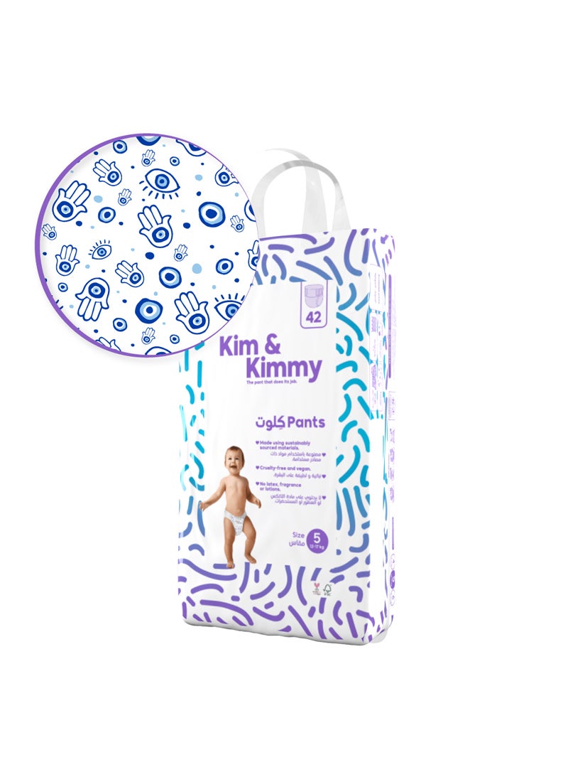 Kim & Kimmy Baby Size 5 Pants Diaper 12 To 17Kg 42 Diapers - Image 3