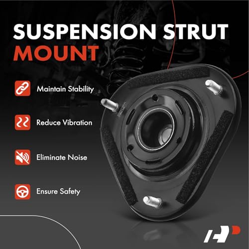 A-Premium Front Driver or Passenger Side Suspension Strut Mount Compatible with Toyota Prius 2004-2009 Corolla Celica Matrix MR2 Spyder Pontiac Vibe - Image 2