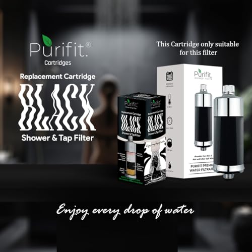 Purifit Replacement Cartridge for Multi Spray Shower Head Filter | Reduce Chlorine | Hardwater | Limescale | Hair fall | Skin Issues | White Colour | 1Pcs - Image 2
