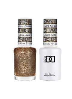 DAISY DND DND Gel Polish Set - 1 each of Glitter Gel Polish and Glitter Nail Polish, 0.5 Fl Oz 