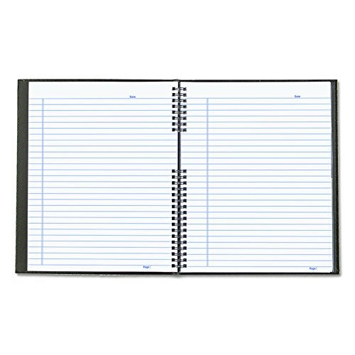 Blueline NotePro™ Executive Journal, Hard Cover, Index System, Pocket, 150 Pages, 10.75" x 8.5", Black (A10150.BLK) - Image 2