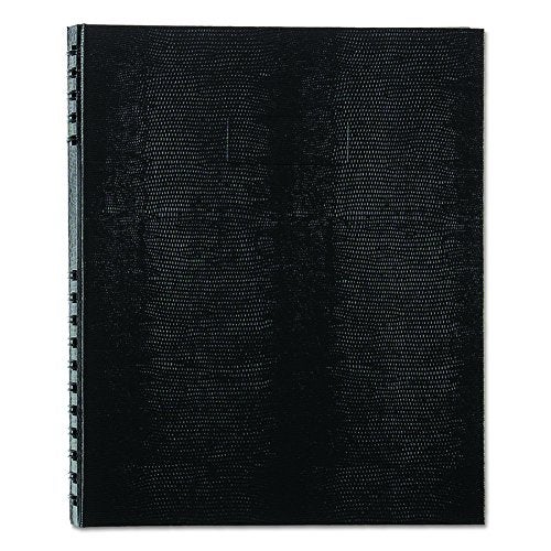 Blueline NotePro™ Executive Journal, Hard Cover, Index System, Pocket, 150 Pages, 10.75" x 8.5", Black (A10150.BLK) - Image 1