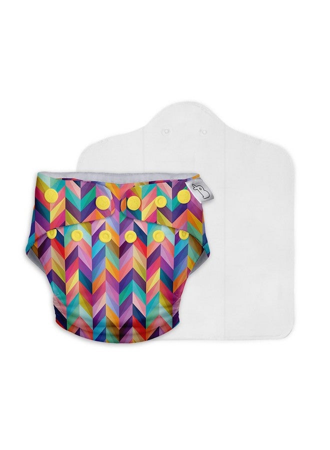 SuperBottoms Combo Pack of 2 UNO Reusable cloth diapers, washable cloth diaper (Only Shell)+3 Easy clean top sheets for baby 5-17 Kg - Image 2
