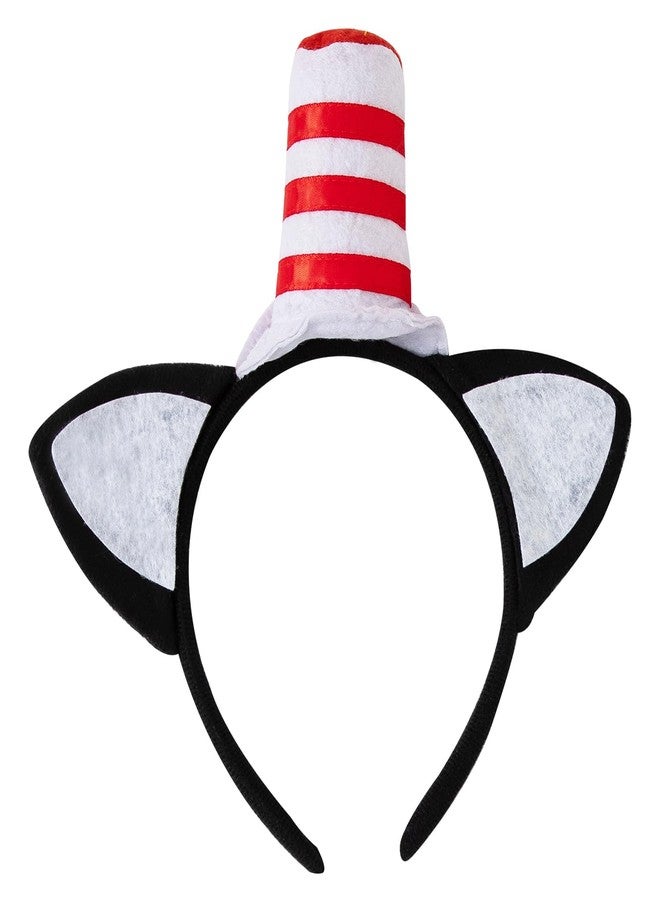 Okbebe The Cat Dress Up Hat for Kids Girls Read Book Day Tutu Skirt Outfit with Ear Bow Tail Gloves (Black 7-8Y) - Image 3
