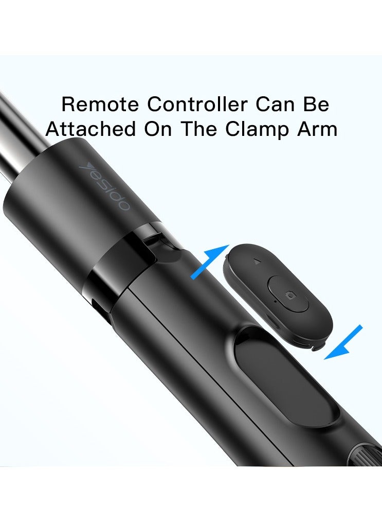 يسيدو حامل ثلاثي القوائم SF13 Max 1.5 l منYesido متر للاستخدام الحي ودعم التصوير الفوتوغرافي وعصا التصوير الفوتوغرافي - Image 5