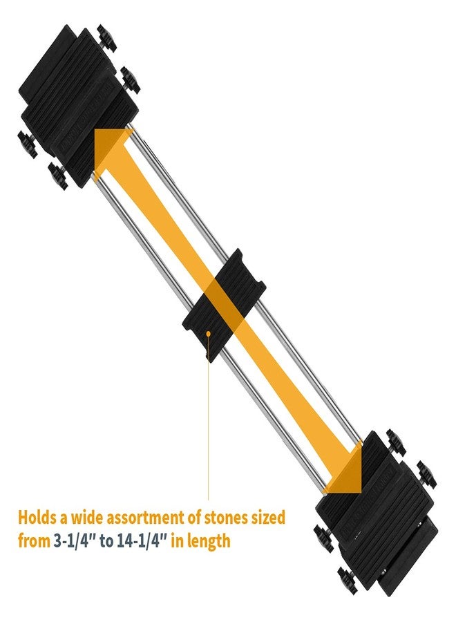 POWERTEC 71671 Sharpening Stone Base Holder, Adjustable Sink Bridge 3-1/4" to 14-1/4" Non-Slip Base Works with Water Stones, Oil Stones and Whetstone Diamond Stones - Image 5