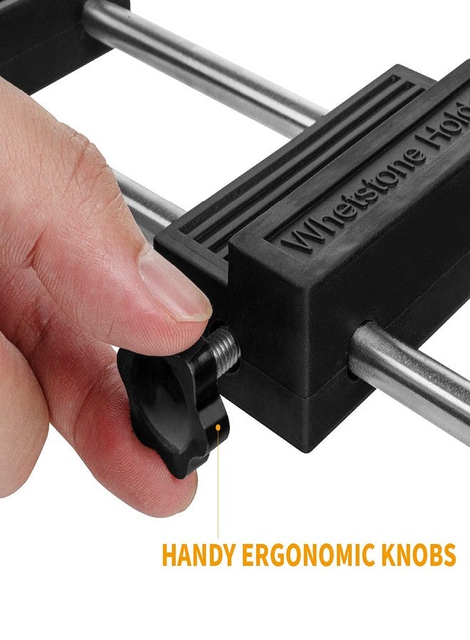 POWERTEC 71671 Sharpening Stone Base Holder, Adjustable Sink Bridge 3-1/4" to 14-1/4" Non-Slip Base Works with Water Stones, Oil Stones and Whetstone Diamond Stones - Image 3