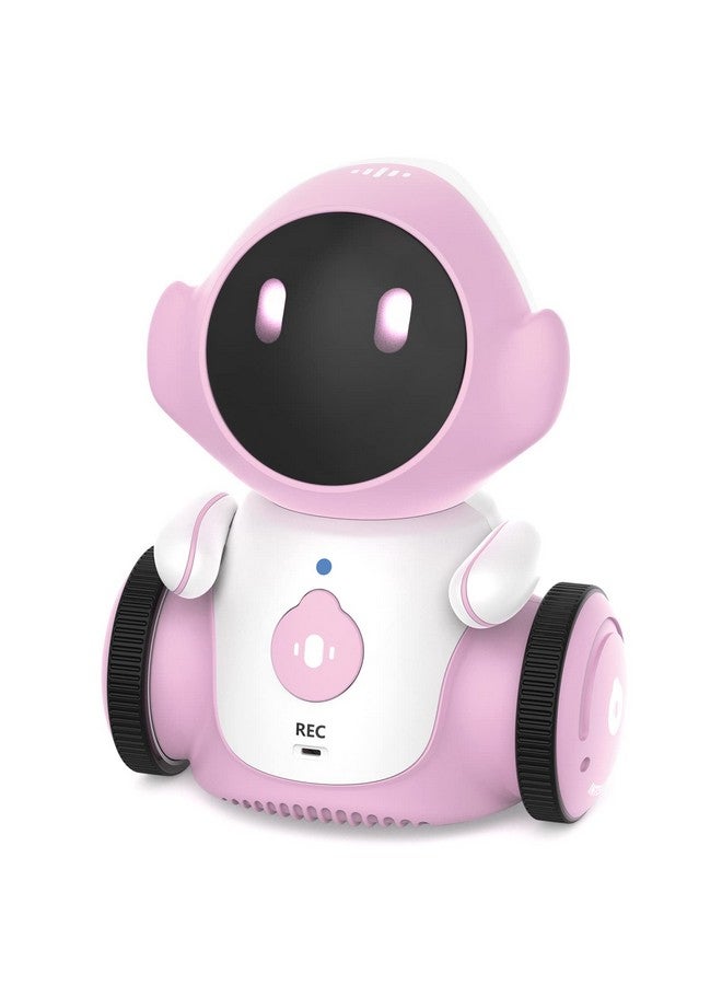 GILOBABY Robot Toys, Rechargeable Smart Talking Robot For Kids, Intelligent Robot With Voice Controlled Touch Sensor, Singing, Dancing, Recording, Repeat, Birthday Gifts For Girls Ages 6+ Years (Pink) - Image 1