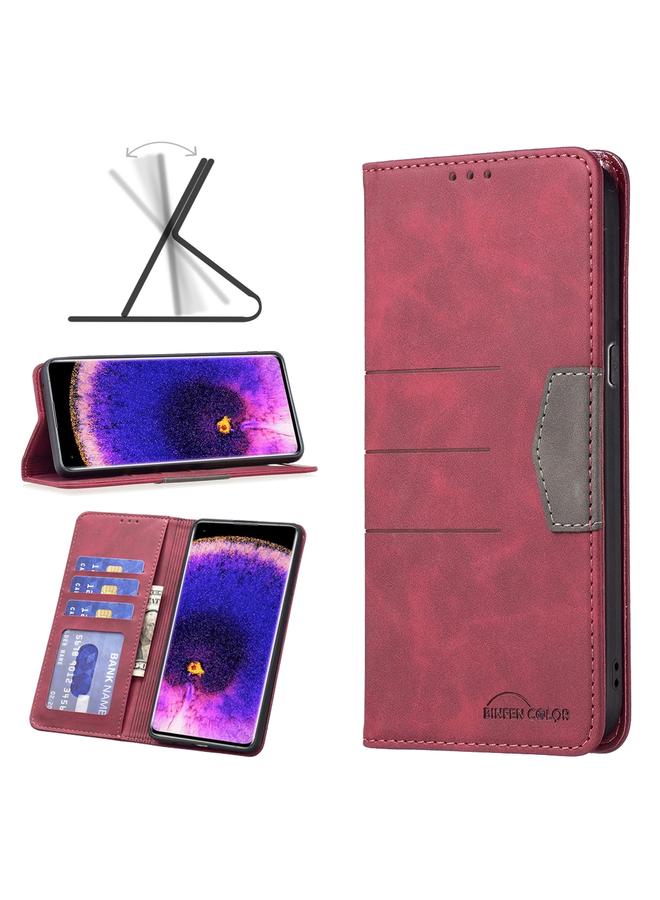 S-TOP Case For OPPO Find X5 Magnetic Splicing Leather Phone Case - Image 1