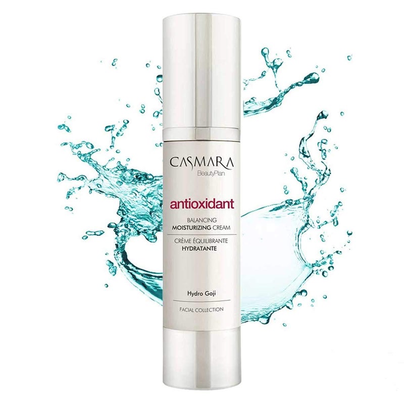 Casmara Antioxidant Balancing Moisturising Cream for Normal to Combination Skin with Goji Berry Extract  Avocado Oil Long Lasting Hydration  Suitable for Normal To Dry Skin  50ml - Image 3