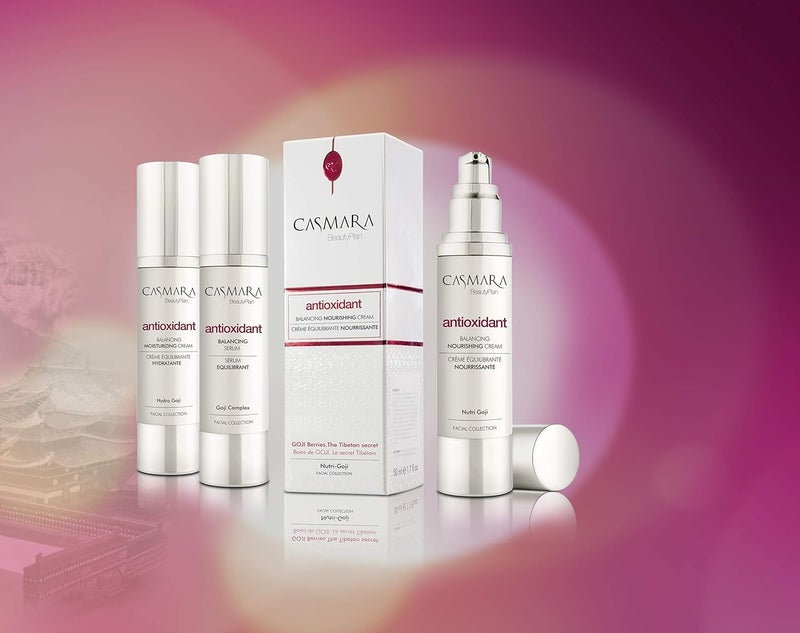 Casmara Antioxidant Balancing Moisturising Cream for Normal to Combination Skin with Goji Berry Extract  Avocado Oil Long Lasting Hydration  Suitable for Normal To Dry Skin  50ml - Image 5