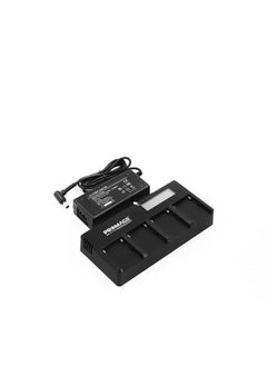 PROMAGE PROMAGE Quad Battery Charger for F570/F770/F970 – Fast Charging with LCD Display, USB-C & DC Input, 4 Independent Slots  - Image 1