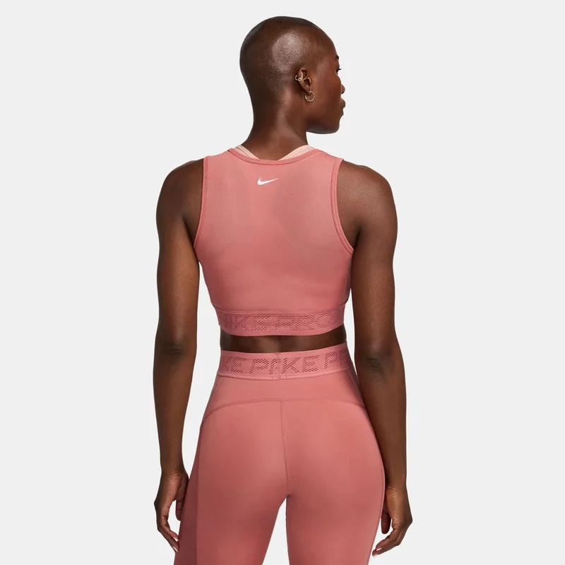 Nike Pink Women's Pro Mesh Tank Top for Women | Best Price UAE