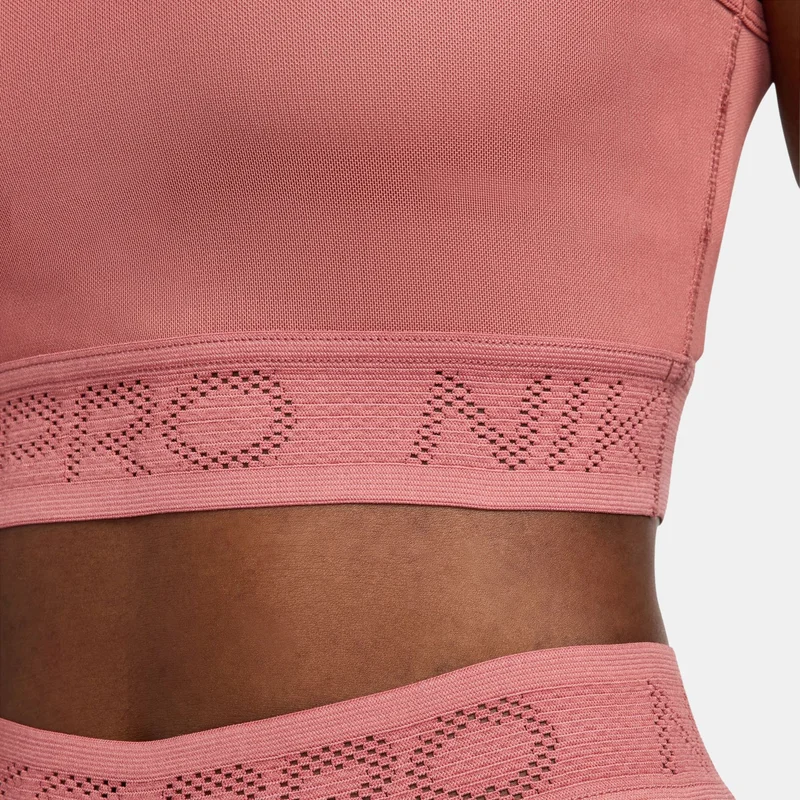 Nike Pink Women's Pro Mesh Tank Top for Women | Best Price UAE
