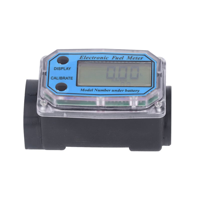 1.3in Electronic Turbine Fuel Flow Meter Digital Display Gear Fuelmeter with Battery 2.3‑3.3V - Image 2