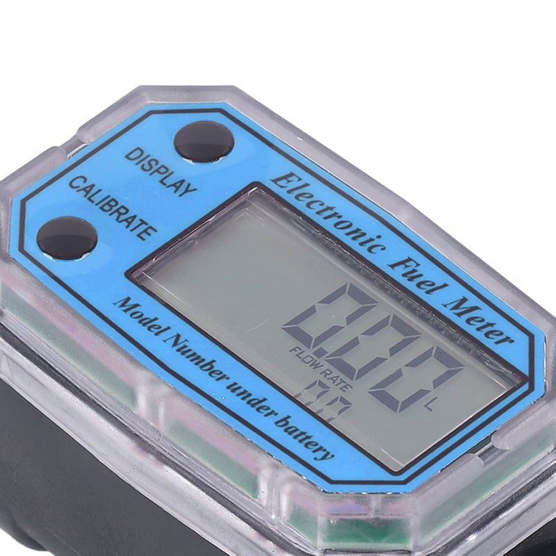 1.3in Electronic Turbine Fuel Flow Meter Digital Display Gear Fuelmeter with Battery 2.3‑3.3V - Image 5
