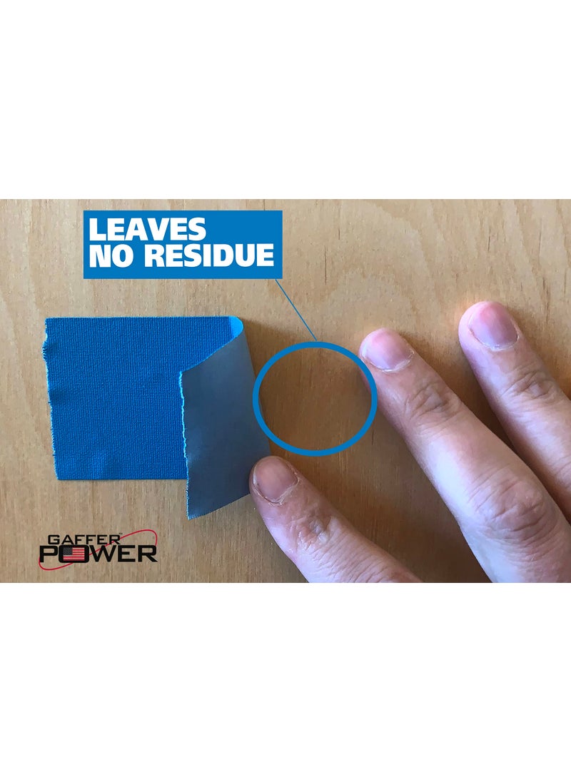 Gaffer Power Gaffer Power Gaffers Tape 2 Inch | Aqua Teal | USA Made Quality | Leaves No Residue  - Image 4
