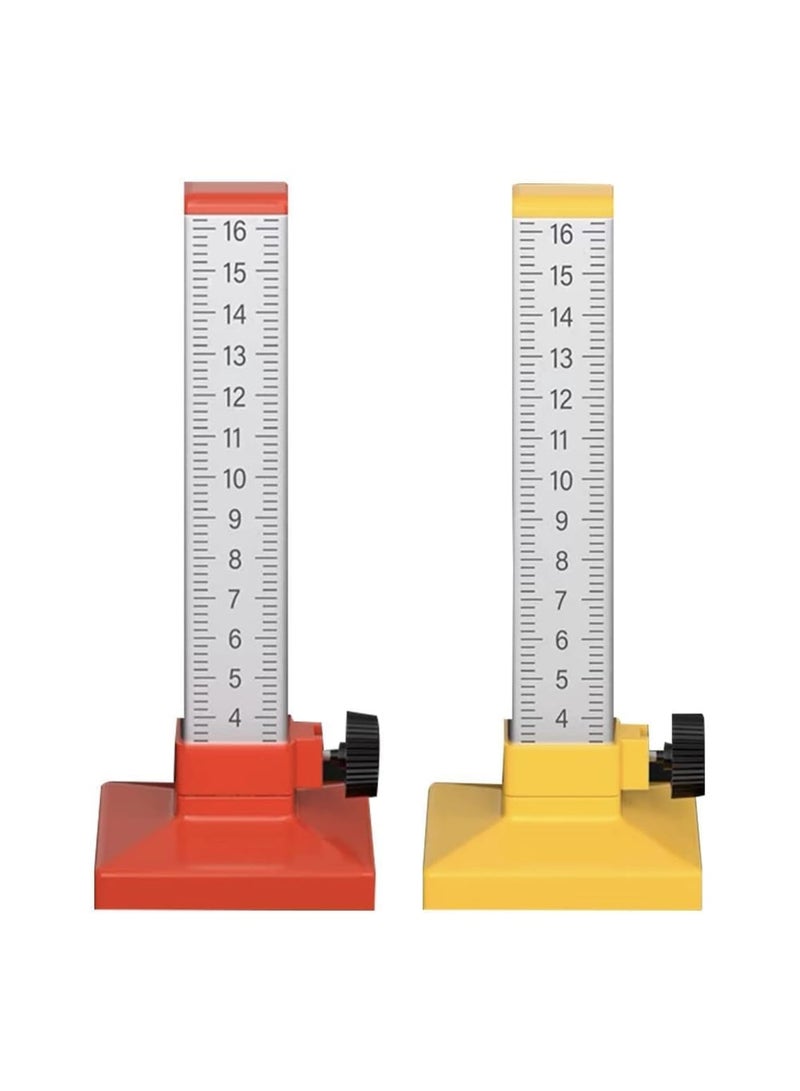 Zikra Lay Floor Tile Special Ruler, 2 Pcs Bricklayer Graduated Scale with Double-Sided Clear Scale, Tiling Horizontal Leveling Positioning Ruler, Isometric Ruler for Accurate and Consistent Tile Placement - Image 1