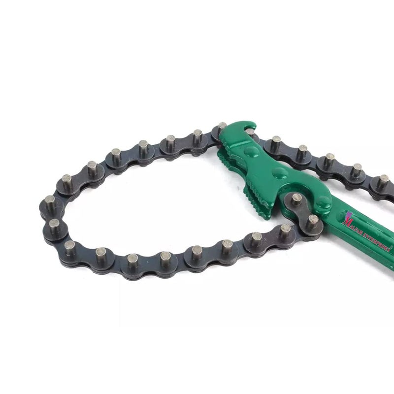 Malfah Enterprises Malfah Chain Type Filter Wrench Combo 8inch_12inch Single Sided Speciality Set of 2107210_107212  - Image 2