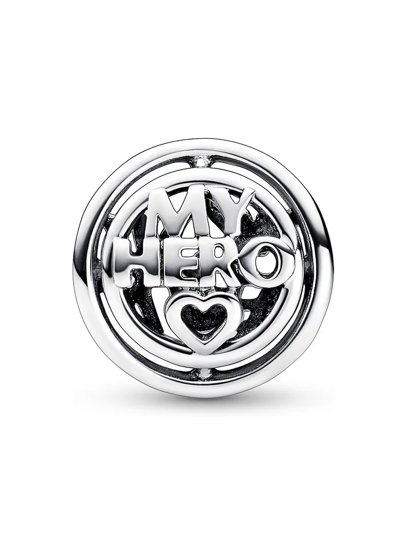PANDORA Super Mum My Hero Sterling Silver Charm