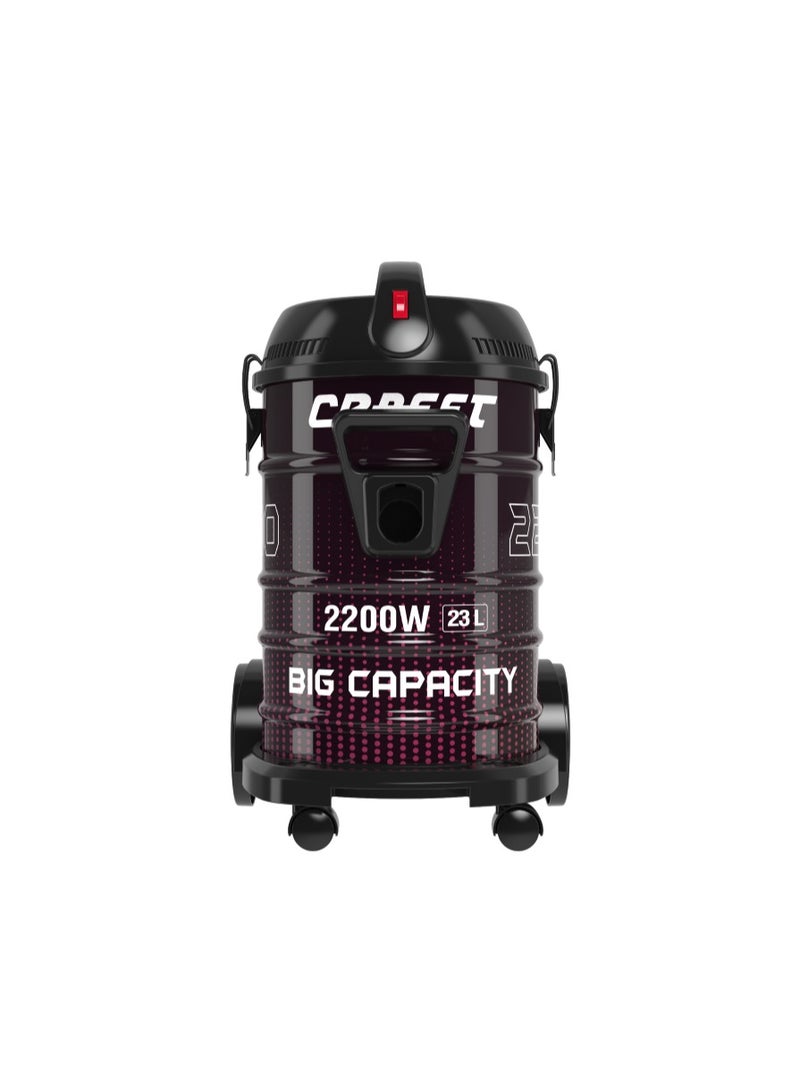 CRAFFT Craft Vacuum cleaner,2200W, 23L, Black - CDVC23L2200WM - Image 2