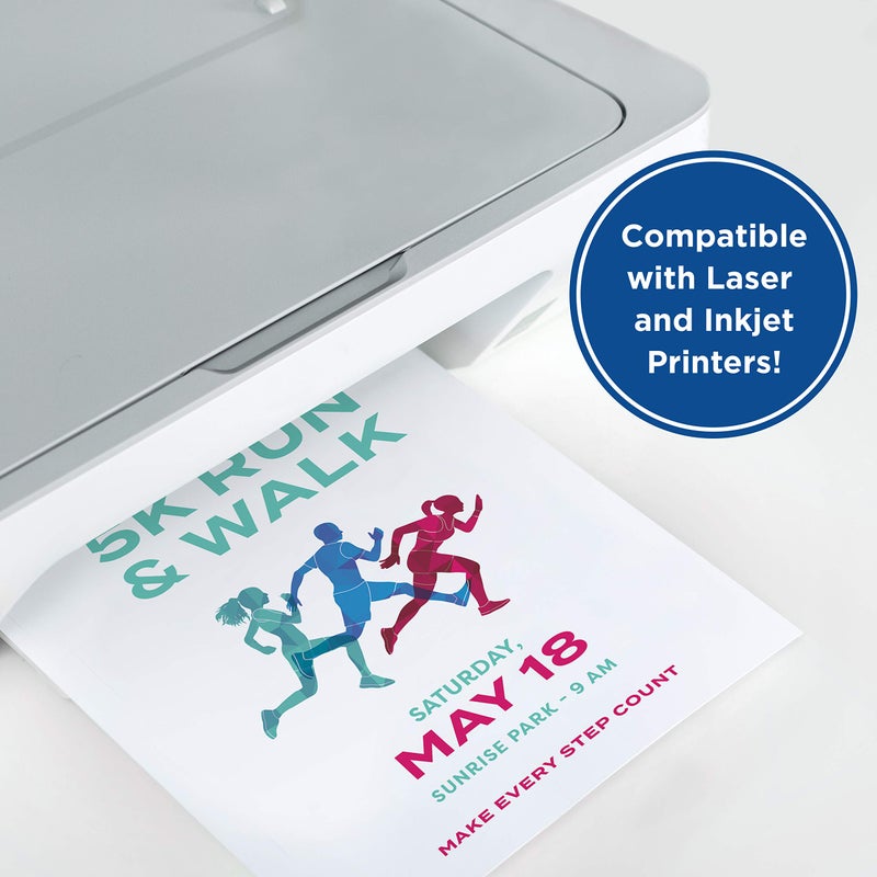 Printworks White Cardstock, 67 lb, 92 Bright, FSC Certified, Perfect for School and Craft Projects, 8.5 x 11 Inch, 100 Sheets (00540) - Image 3