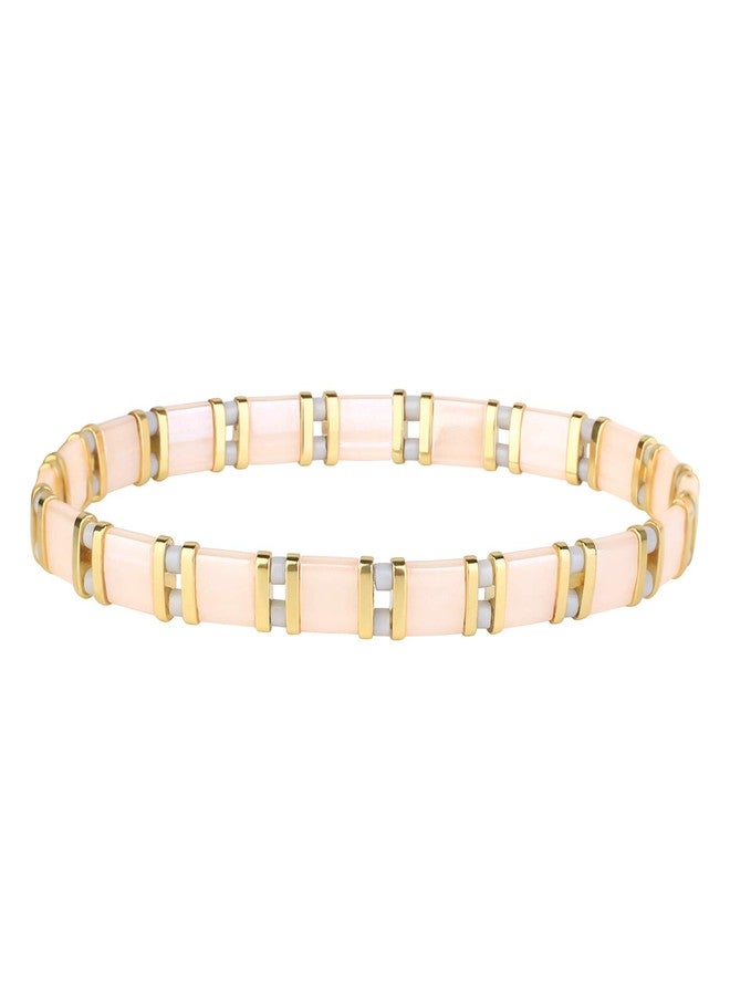 KELITCH Tila Beaded Bracelet for Women Simple Stretch Colorful Handmade Bracelet Summer Fashion Charm Jewelry - Image 1