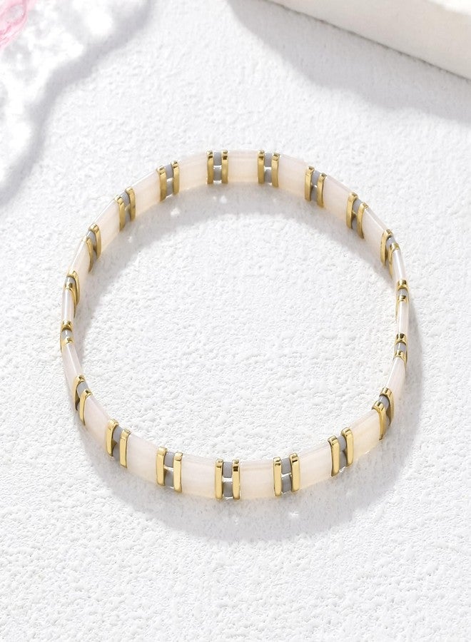 KELITCH Tila Beaded Bracelet for Women Simple Stretch Colorful Handmade Bracelet Summer Fashion Charm Jewelry - Image 2