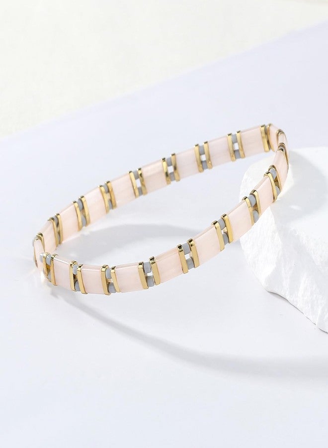 KELITCH Tila Beaded Bracelet for Women Simple Stretch Colorful Handmade Bracelet Summer Fashion Charm Jewelry - Image 3