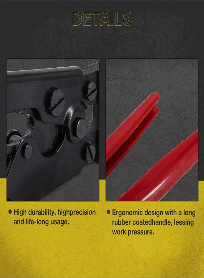 Fstop Labs KOTTO Ratchet PEX Crimping Clamp Cinch Tool & Pipe Hose Cutter Meets ASTM 2098 & Stainless Steel Pipe Clamps, Pipe Fitting Tool Kit Sizes 3/8" to 1" - 20 pcs 1/2", 10 pcs 3/4" Clamps With Storage Bag - Image 3